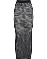 Wolford - Daisy Net Midi Skirt - Lyst