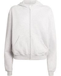 Skims - Cotton-Blend Fleece Classic Hoodie - Lyst