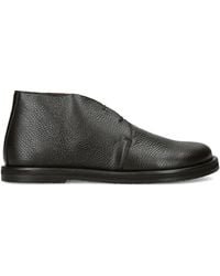 Studio Nicholson - Grained Leather Woodrow Boots - Lyst