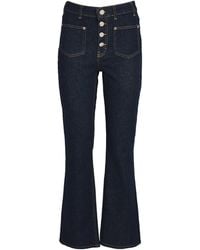 Maje - Patch-Pockets Straight-Leg Jeans - Lyst