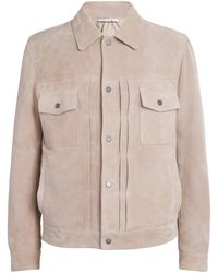 Pal Zileri - Suede Shirt Jacket - Lyst