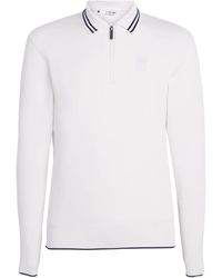 Lacoste - Tennis Heritage Polo Collar Quarter-Zip Sweatshirt - Lyst