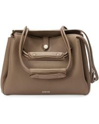 Loewe - Medium Grained Leather Madrid Shoulder Bag - Lyst
