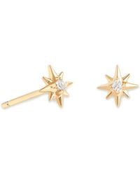 Astrid & Miyu - And Topaz Star Earrings - Lyst