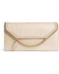 Stella McCartney - Faux Leather Falabella Chain Wallet - Lyst