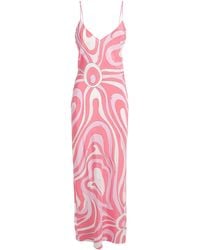 PUCCI - Silk Printed Maxi Slip Dress - Lyst