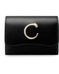 Cartier - Leather Panthère De Wallet - Lyst