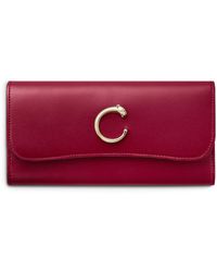 Cartier - Calfskin Panthère De Wallet - Lyst