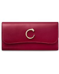 Cartier - Calfskin Panthère De Wallet - Lyst