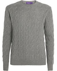 Ralph Lauren - Cashmere Cable-Knit Sweater - Lyst