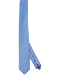 Emporio Armani - Silk Micro-Jacquard Tie - Lyst