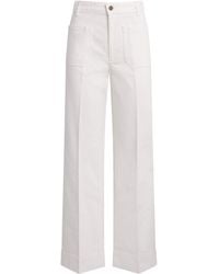 Victoria Beckham - Alina High-Rise Wide-Leg Jeans - Lyst