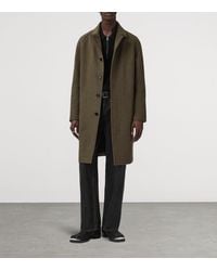 AllSaints - Wool-Blend Trent Overcoat - Lyst