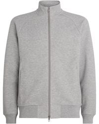 Ralph Lauren - Double Knit Zip-Up Jacket - Lyst