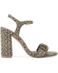 Kurt Geiger - Embellished Langley Heeled Sandals - Lyst