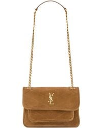 Saint Laurent - Mini Suede Niki Shoulder Bag - Lyst