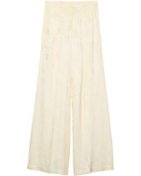 MAX&Co. - Floral Wide-Leg Trousers - Lyst