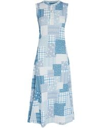 Polo Ralph Lauren - Floral Patchwork Midi Dress - Lyst