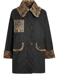 Barbour - X Farm Rio Waxed Cotton Maria-Clara Jacket - Lyst