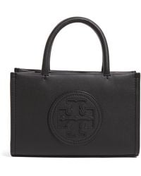 Tory Burch - Ella Mini Faux-leather Tote Bag - Lyst