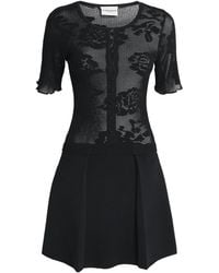 Claudie Pierlot - Knitted Mini Dress - Lyst