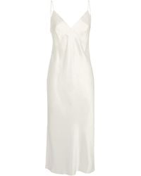 Olivia Von Halle - Silk Issa Slip Dress - Lyst