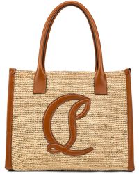 Christian Louboutin - By My Side Large Raffia Tote Bag - Lyst