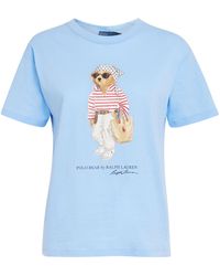 Polo Ralph Lauren - Cotton Polo Bear T-Shirt - Lyst