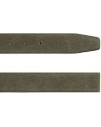 Giorgio Armani - Suede Reversible Belt Strap - Lyst
