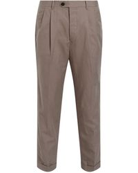 AllSaints - Linen-organic Cotton Cross Taillis Trousers - Lyst