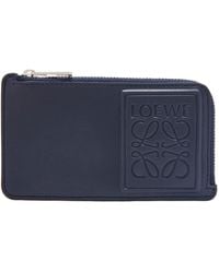 Loewe - Debossed Logo Card Holder - Lyst