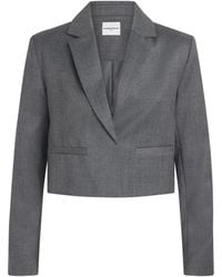 Claudie Pierlot - Wool Cropped Blazer - Lyst