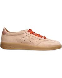 Santoni - Suede Oly Pulse Sneakers - Lyst