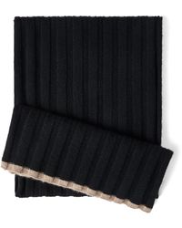 Brunello Cucinelli - Cashmere Ribbed Scarf - Lyst