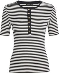 Anine Bing - Stretch-Cotton Alessia T-Shirt - Lyst