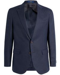 polo blue blazer