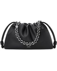 Loewe - Large Leather Flamenco Shoulder Bag - Lyst