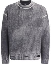 Represent - Wool Reversible Fade Out Sweater - Lyst