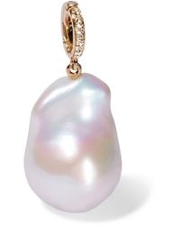 Annoushka - Diamond And Baroque Pearl Pendant - Lyst