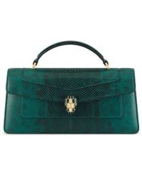 BVLGARI - Karung Leather Serpenti Forever Top-Handle Bag - Lyst