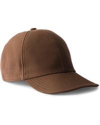 Prada - Old Cotton Satin Baseball Cap - Lyst