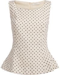 Faithfull the Brand - Linen Polka-Dot Iria Top - Lyst