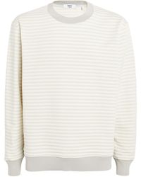 Theory - Cotton-blend Striped Sweatshirt - Lyst