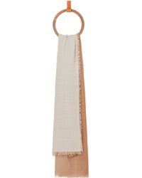 Loewe - Wool-Silk Anagram Scarf - Lyst