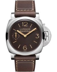 Panerai - Stainless Steel Luminor Tre Giorni Watch - Lyst