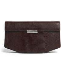 TOTEME - Embossed-Leather Shoulder Bag - Lyst