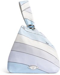 PUCCI - Silk Iride Top-Handle Bag - Lyst