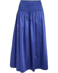 JOSEPH - Cotton Leonie Midi Skirt - Lyst
