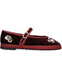 Flabelus - Velvet Mae Pierre Mary Jane Flats - Lyst