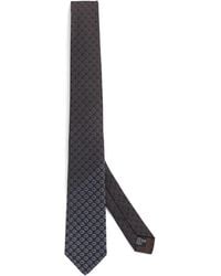 Giorgio Armani - Silk Jacquard Monogram Tie - Lyst